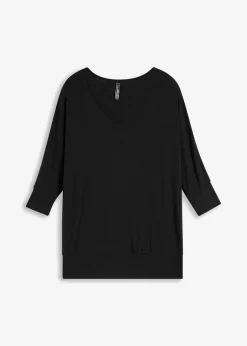 Damen bonprix Nachhaltigere Materialien|Shirts & Tops|Oversized-Shirt aus fließender Viskose