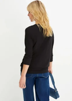 Damen bonprix Nachhaltigere Materialien|Shirts & Tops|Oversized-Shirt aus fließender Viskose