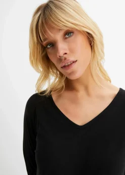Damen bonprix Nachhaltigere Materialien|Shirts & Tops|Oversized-Shirt aus fließender Viskose