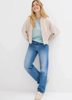 Damen bonprix Shirts & Tops|Oversized-Shirt aus reiner Baumwolle