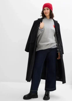 Damen bonprix Bekleidung·Blusen & Tuniken|Sweat|Oversized-Sweatshirt aus Bio-Baumwolle