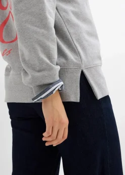 Damen bonprix Bekleidung·Blusen & Tuniken|Sweat|Oversized-Sweatshirt aus Bio-Baumwolle