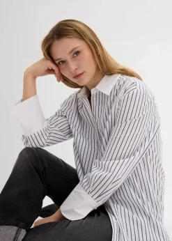 Oversize-Hemd aus reiner Baumwolle Damen Bekleidung·Jacken & Mäntel|Blusen & Tuniken