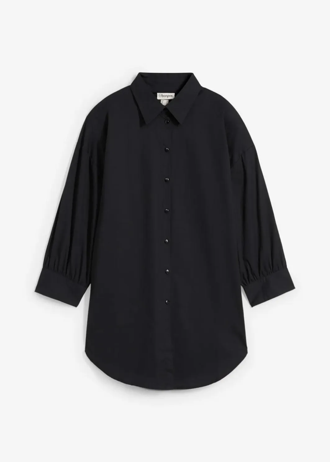 Best Oversize-Hemd aus Baumwolle mit 3/4 Arm Damen Blusen & Tuniken|Bekleidung·Jacken & Mäntel