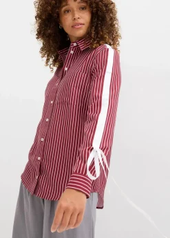 Damen bonprix Blusen & Tuniken|Nachhaltigere Materialien|Oversize-Hemd aus reiner Bio-Baumwolle
