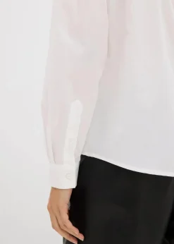 Hot Oversize-Hemd mit Kontrast Tasche Damen Bekleidung·Jacken & Mäntel|Blusen & Tuniken