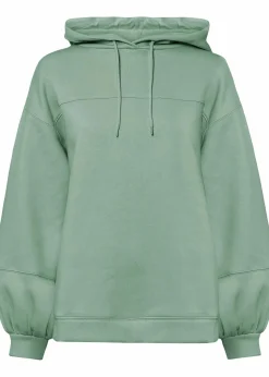 Sale Oversize-Kapuzen-Sweatshirt aus weichem Baumwoll-Mix Damen Bekleidung·Blusen & Tuniken|Sweat