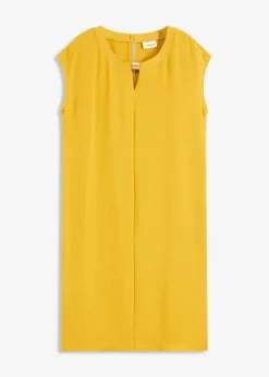 Hot Oversize-Kleid aus strukturiertem Crêpe Damen Kleider|Bekleidung·Pullover & Strickjacken