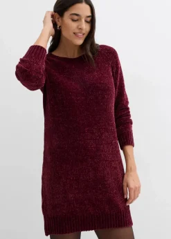 Hot Oversize-Kleid in Strick Damen Strickmode|Kleider