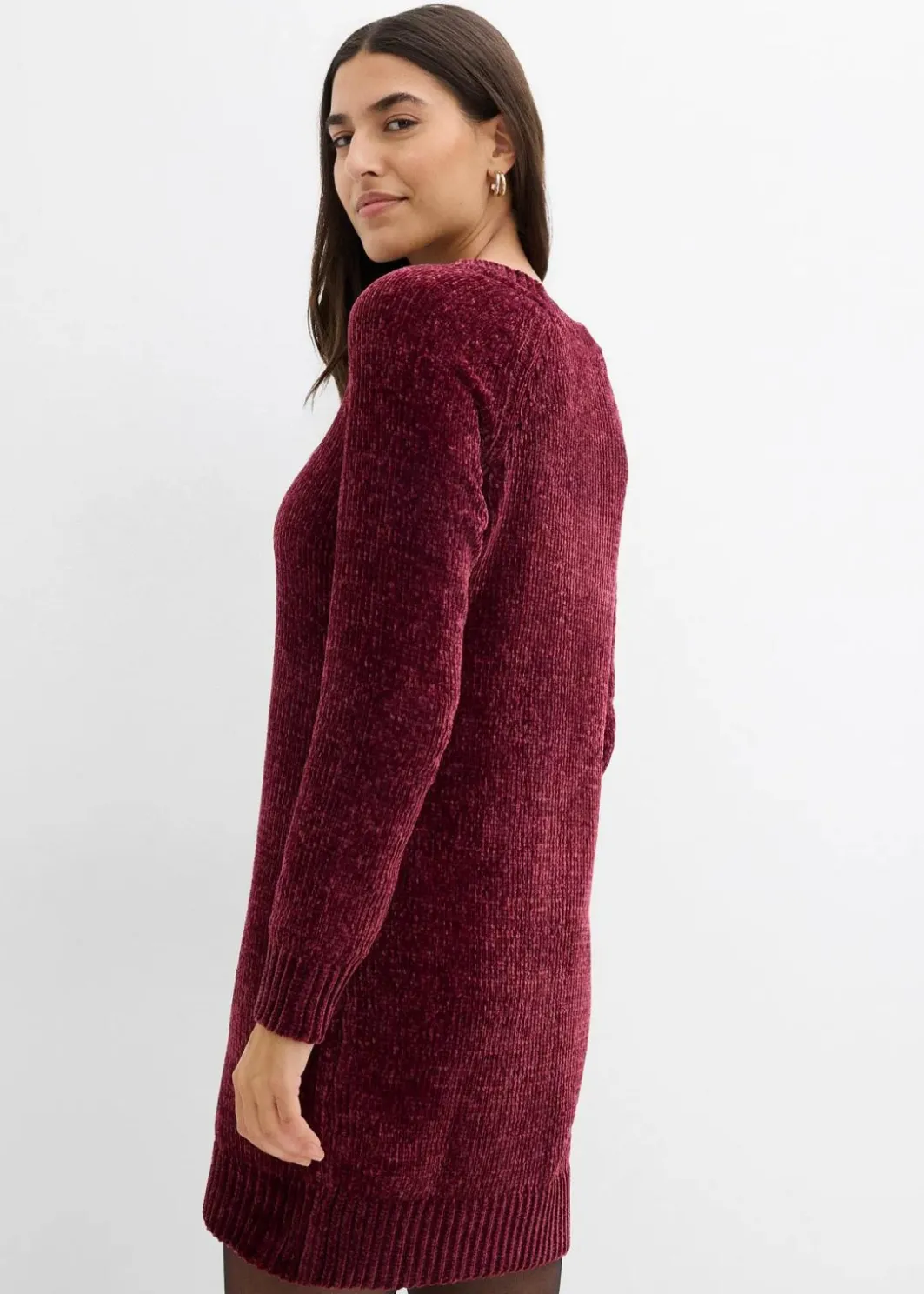 Hot Oversize-Kleid in Strick Damen Strickmode|Kleider