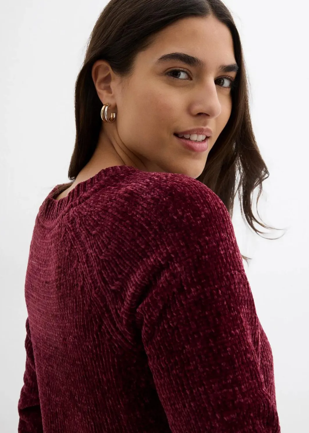 Hot Oversize-Kleid in Strick Damen Strickmode|Kleider