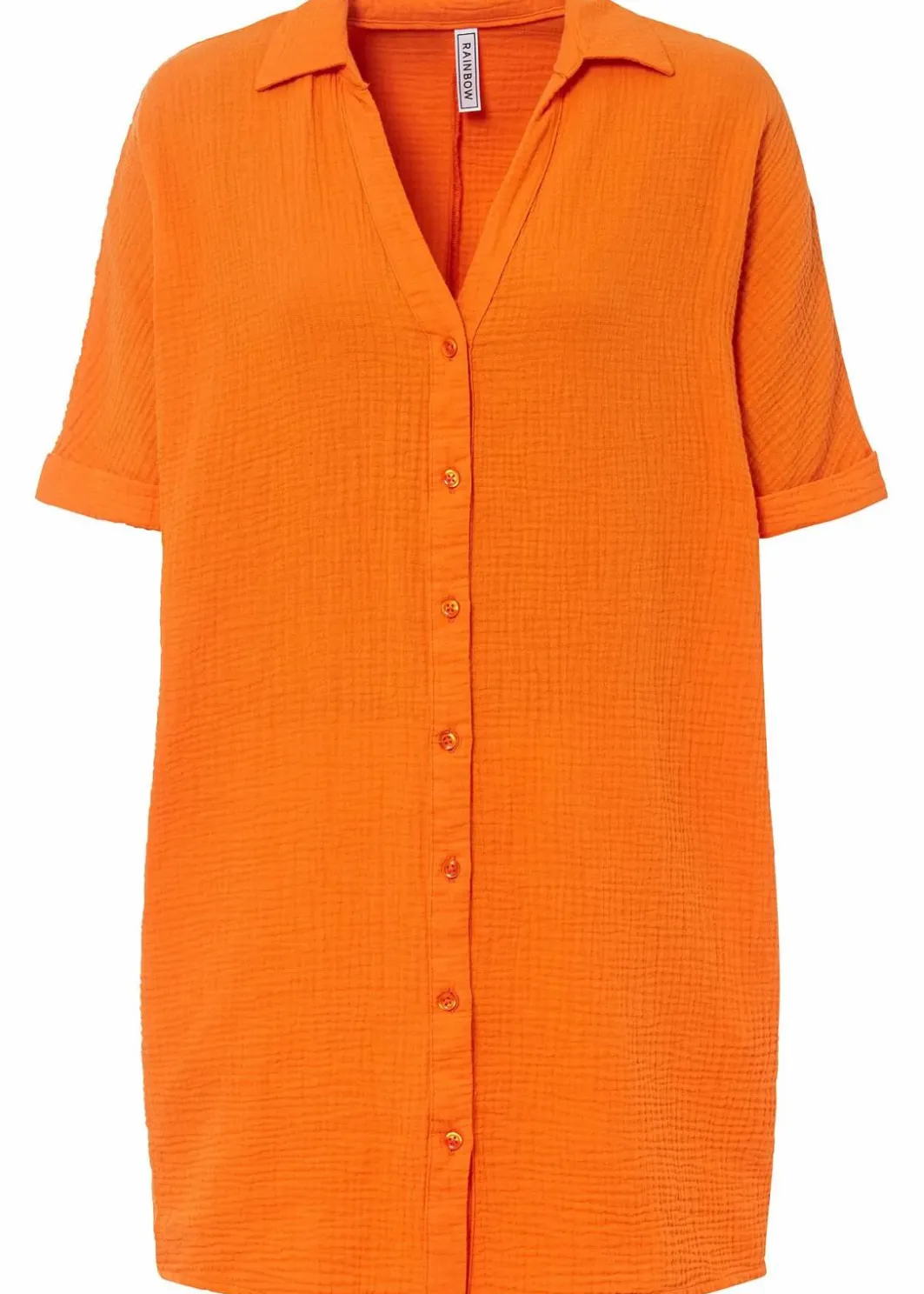 Damen bonprix Blusen & Tuniken|Bekleidung·Jacken & Mäntel|Oversize-Longbluse aus softem Musselin
