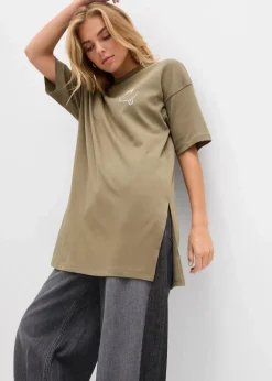 New Oversize-Longshirt aus reiner Bio-Baumwolle Damen Nachhaltigere Materialien|Shirts & Tops