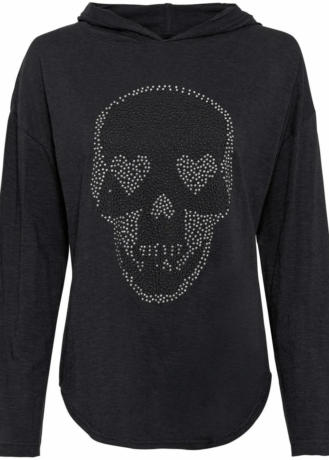 Outlet Oversize-Longshirt mit Kapuze Damen Shirts & Tops
