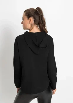 Outlet Oversize-Longshirt mit Kapuze Damen Shirts & Tops