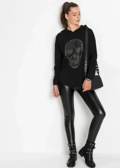 Outlet Oversize-Longshirt mit Kapuze Damen Shirts & Tops