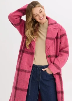 Damen bonprix Bekleidung·Hosen|Jacken & Mäntel|Oversize-Mantel in Wolloptik