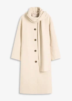 Damen bonprix Jacken & Mäntel|Bekleidung·Hosen|Oversize-Mantel mit zwei dezenten Nahttaschen