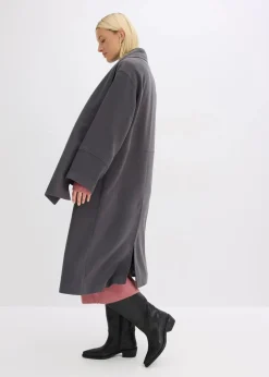 Sale Oversize-Mantel mit zwei dezenten Nahttaschen Damen Bekleidung·Hosen|Jacken & Mäntel