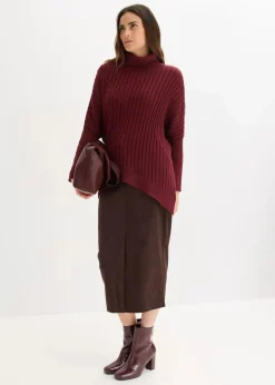 Hot Oversize-Poncho Pullover Damen Bekleidung·Umstandsmode|Strickmode