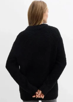 Damen bonprix Bekleidung·Umstandsmode|Strickmode|Oversize-Pullover aus Flauschgarn