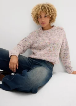 Discount Oversize-Pullover aus Noppengarn Damen Bekleidung·Umstandsmode|Bekleidung·Jeans