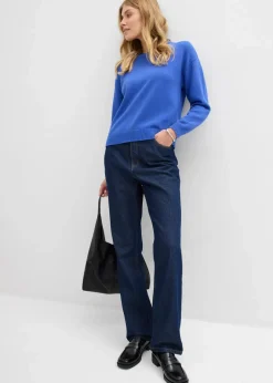 Damen bonprix Bekleidung·Umstandsmode|Strickmode|Oversize-Pullover aus reiner Baumwolle