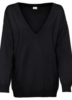 Damen bonprix Bekleidung·Umstandsmode|Strickmode|Oversize-Pullover aus Viskose- mix