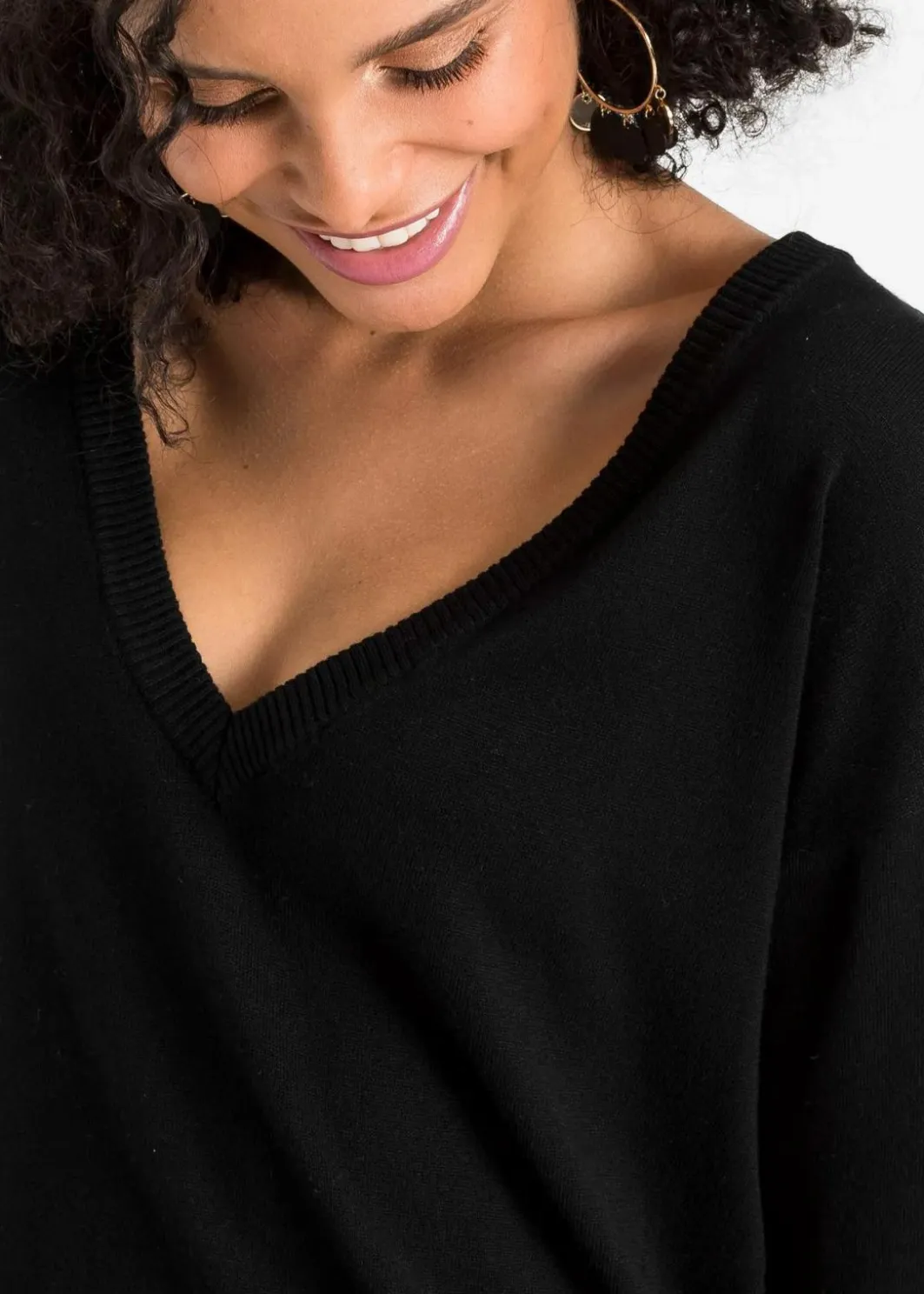 Damen bonprix Bekleidung·Umstandsmode|Strickmode|Oversize-Pullover aus Viskose- mix