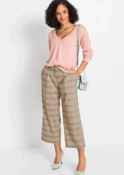 Damen bonprix Pullover & Strickjacken|Bekleidung·Jeans|Oversize-Pullover aus Viskose- mix