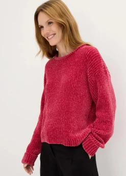 Damen bonprix Strickmode|Nachhaltigere Materialien|Oversize-Pullover aus weichem Chenille