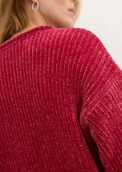 Damen bonprix Strickmode|Nachhaltigere Materialien|Oversize-Pullover aus weichem Chenille