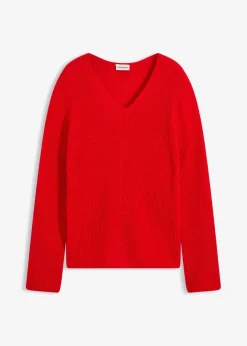 Damen bonprix Bekleidung·Umstandsmode|Strickmode|Oversize-Pullover aus Woll-Mix