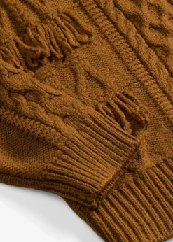 New Oversize-Pullover mit Fransen Damen Bekleidung·Umstandsmode|Bekleidung·Jeans