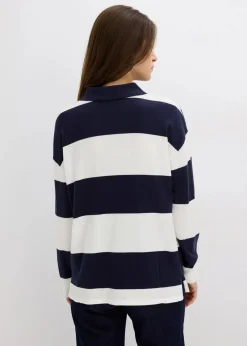Hot Oversize-Pullover mit Polokragen Damen Strickmode|Pullover & Strickjacken