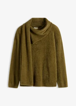 Best Oversize-Pullover mit Schal Damen Bekleidung·Umstandsmode|Bekleidung·Jeans
