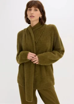 Best Oversize-Pullover mit Schal Damen Bekleidung·Umstandsmode|Bekleidung·Jeans