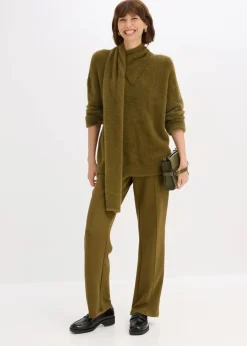 Best Oversize-Pullover mit Schal Damen Bekleidung·Umstandsmode|Bekleidung·Jeans
