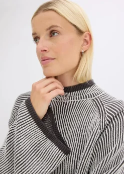 Clearance Oversize-Pullover mit Stehkragen Damen Bekleidung·Umstandsmode|Strickmode