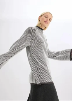 Clearance Oversize-Pullover mit Stehkragen Damen Bekleidung·Umstandsmode|Strickmode