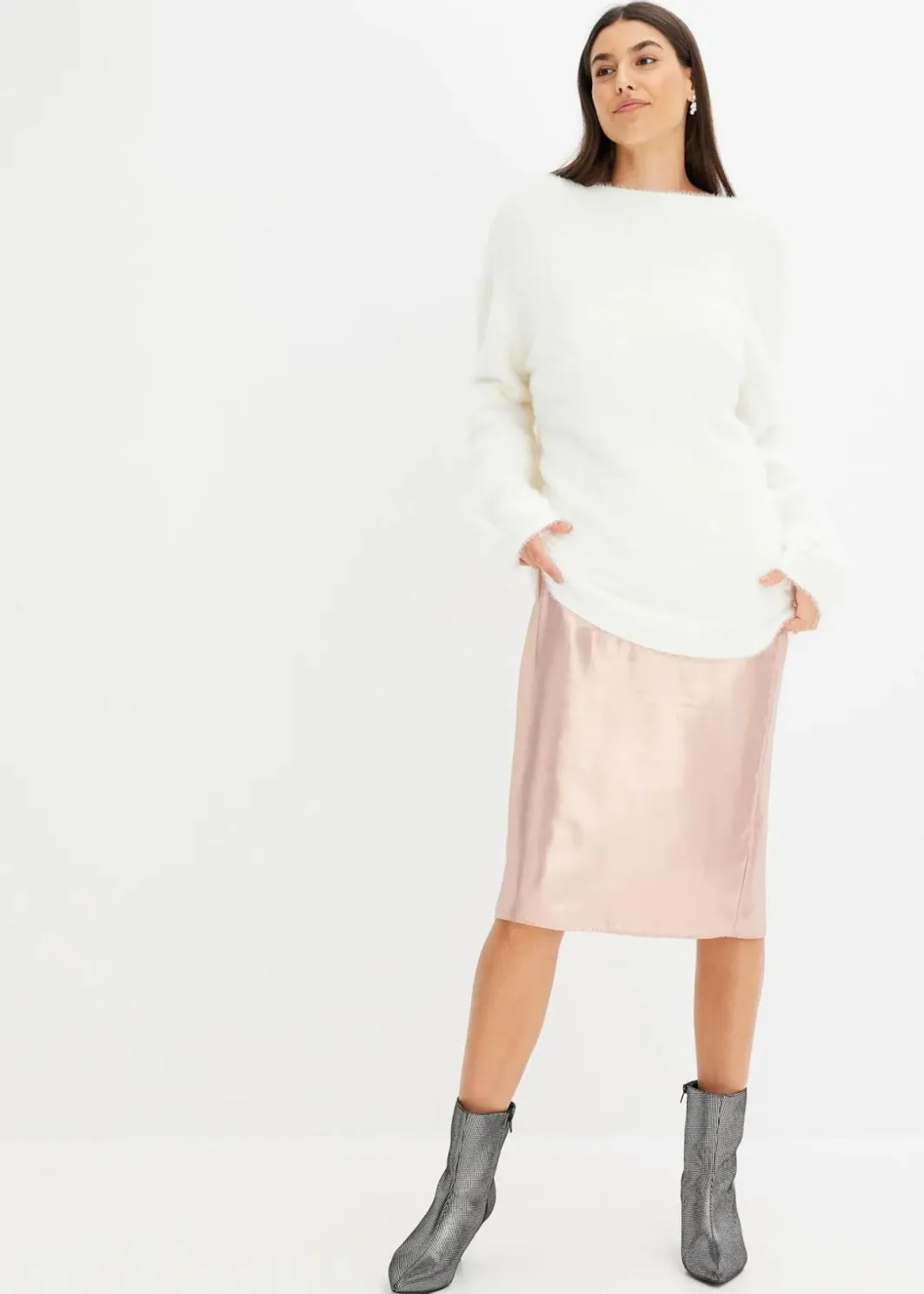 Clearance Oversize-Pullover mit tiefem Rückenausschnitt Damen Bekleidung·Umstandsmode|Bekleidung·Jeans