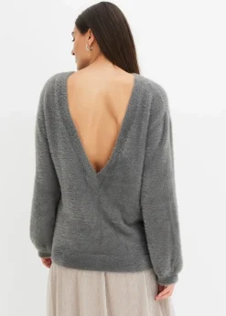 Clearance Oversize-Pullover mit tiefem Rückenausschnitt Damen Bekleidung·Umstandsmode|Bekleidung·Jeans