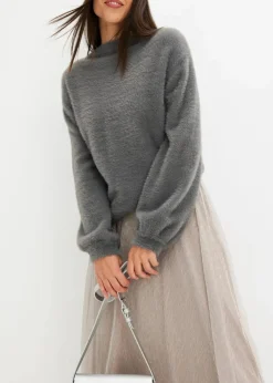 Clearance Oversize-Pullover mit tiefem Rückenausschnitt Damen Bekleidung·Umstandsmode|Bekleidung·Jeans