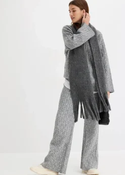 Damen bonprix Bekleidung·Umstandsmode|Bekleidung·Jeans|Oversize-Pullover mit Zopfmuster