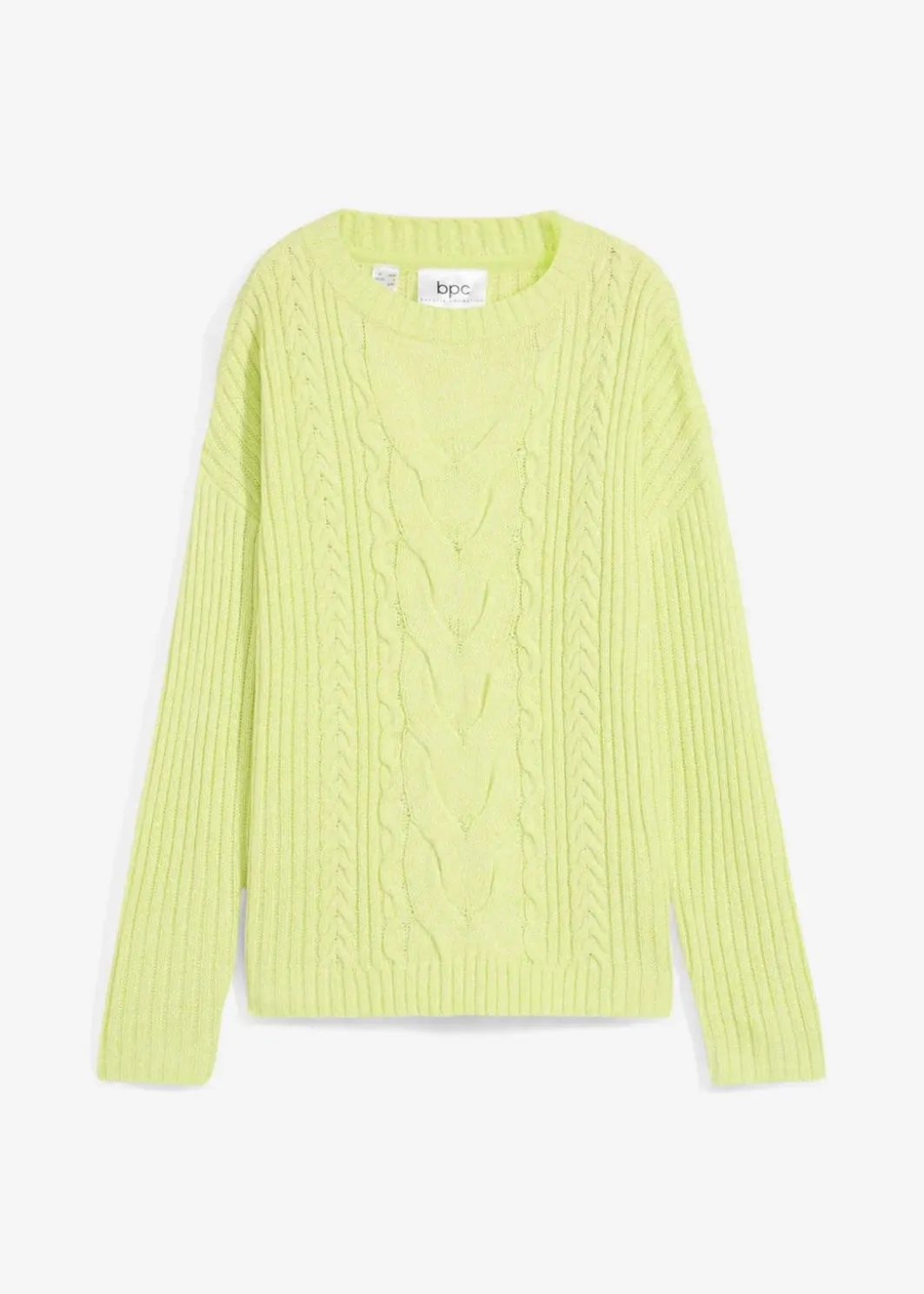 Damen bonprix Bekleidung·Umstandsmode|Strickmode|Oversize-Pullover mit Zopfmuster