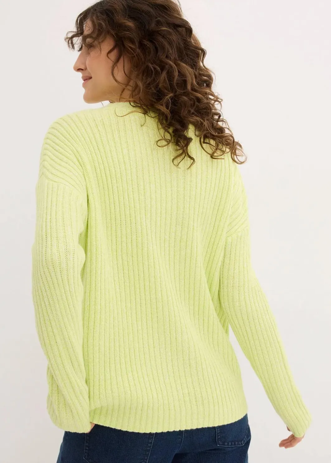 Damen bonprix Bekleidung·Umstandsmode|Strickmode|Oversize-Pullover mit Zopfmuster