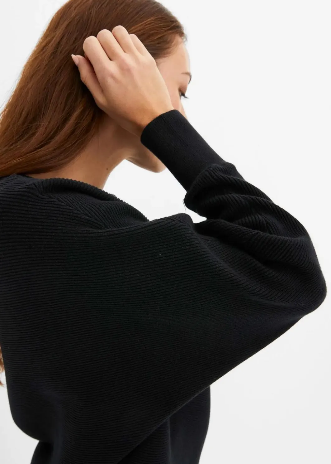 Online Oversize-Ripp-Pullover Damen Bekleidung·Umstandsmode|Strickmode