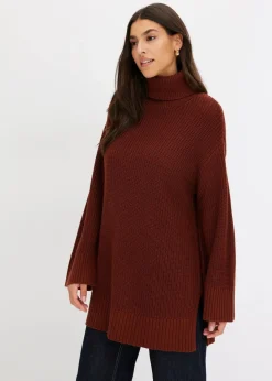 Discount Oversize-Rollkragenpullover aus Baumwoll-Mix Damen Bekleidung·Umstandsmode|Strickmode