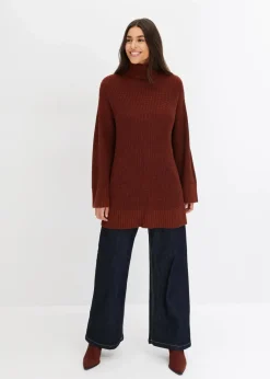 Discount Oversize-Rollkragenpullover aus Baumwoll-Mix Damen Bekleidung·Umstandsmode|Strickmode