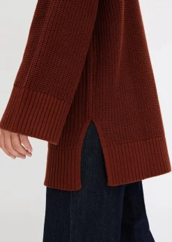 Discount Oversize-Rollkragenpullover aus Baumwoll-Mix Damen Bekleidung·Umstandsmode|Strickmode